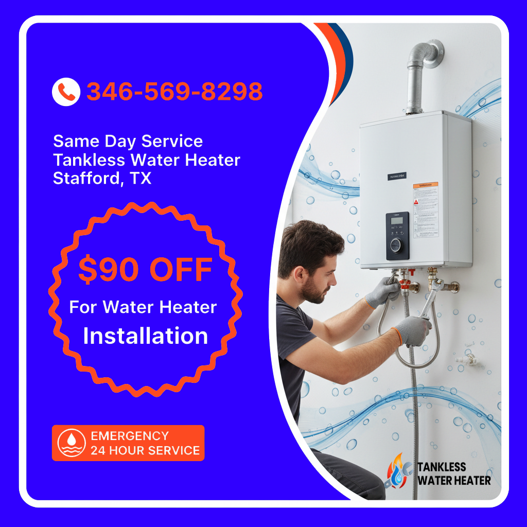 install heater Stafford TX